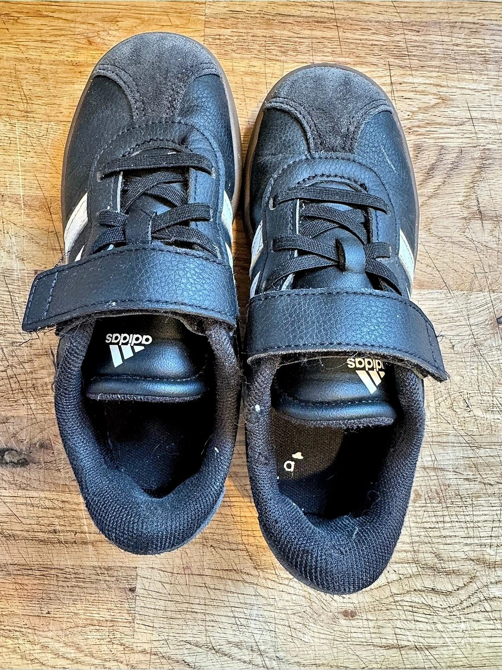 Adidas Boys Sneakers Black & White US 13K